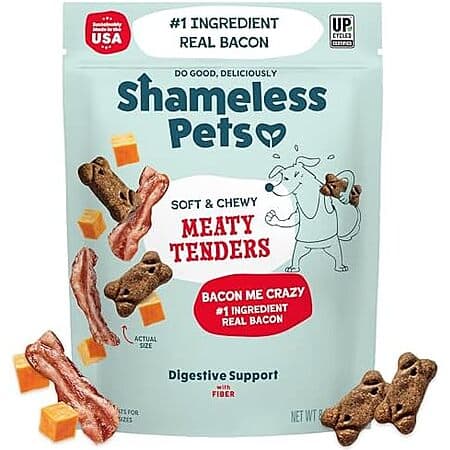 Premios suaves para perro sabor tocino 8 Oz