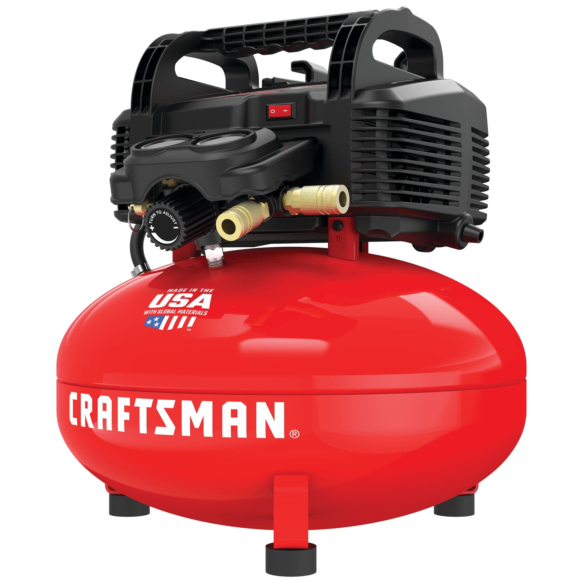 CRAFTSMAN 6-Gallon Portable Electric 150 PSI Pancake Air Compressor